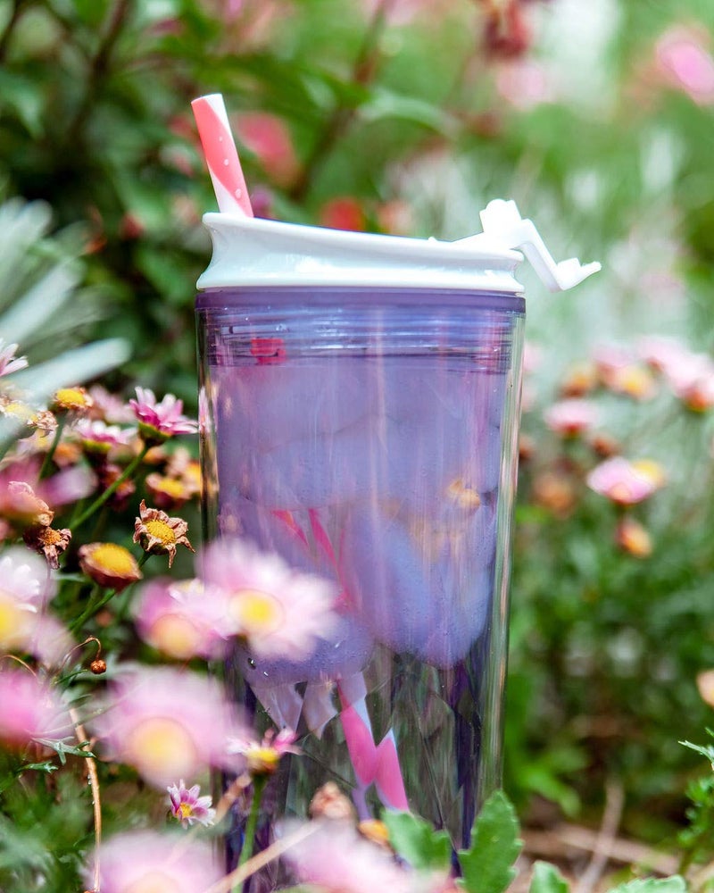 Cupture Crystal Click & Seal Shake Tumbler Cup for Hot or Cold Drinks - 22 oz (Purple Amethyst) - Image 3